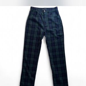 Brandy Melville Dark Plaid Pants